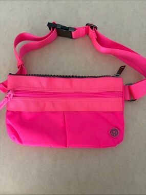 lululemon athletica Hot Pink Crossbody Belt Bag